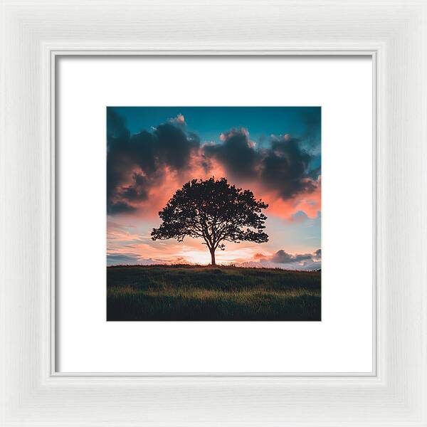 Anchored in the Breeze - Framed Print