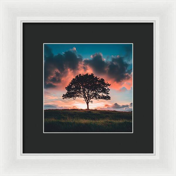 Anchored in the Breeze - Framed Print