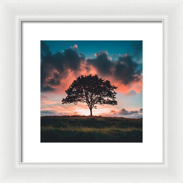 Anchored in the Breeze - Framed Print