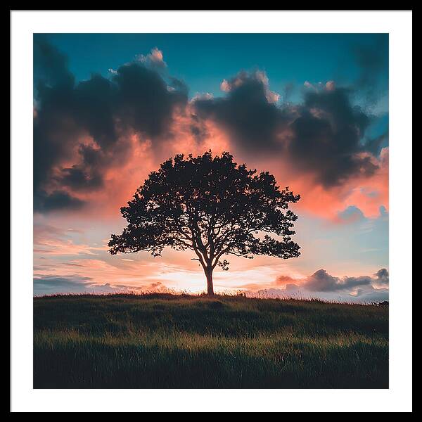 Anchored in the Breeze - Framed Print