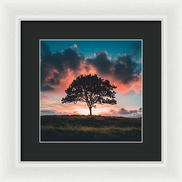 Anchored in the Breeze - Framed Print