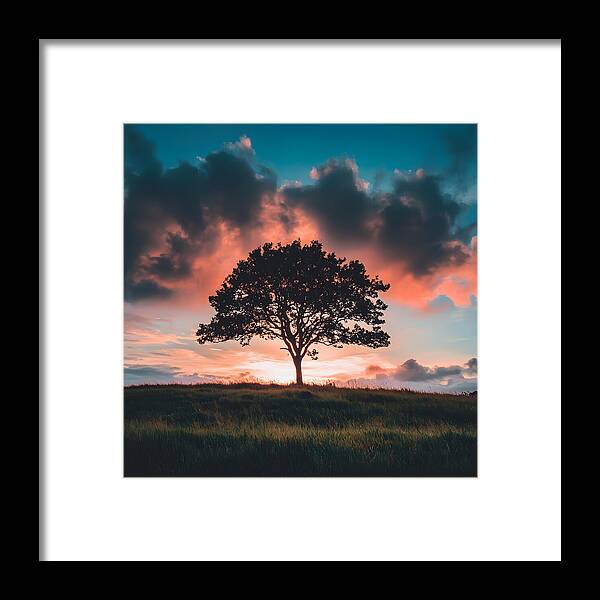 Anchored in the Breeze - Framed Print
