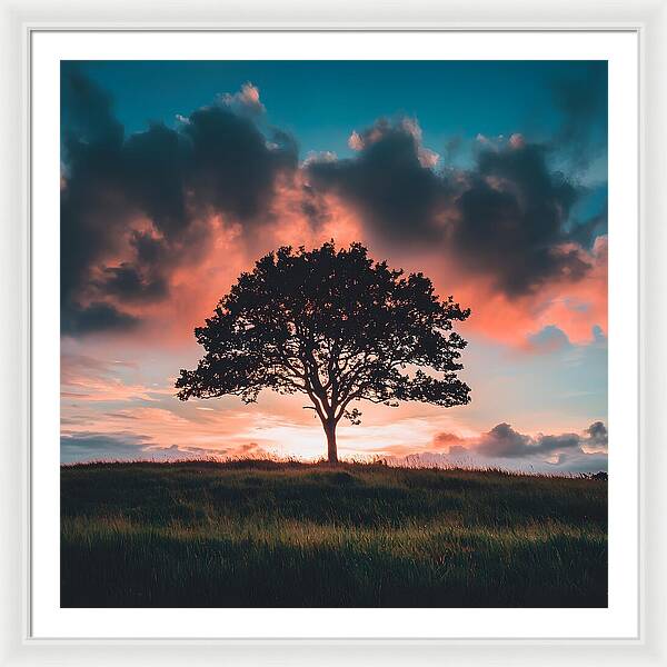 Anchored in the Breeze - Framed Print