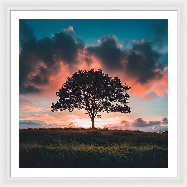 Anchored in the Breeze - Framed Print