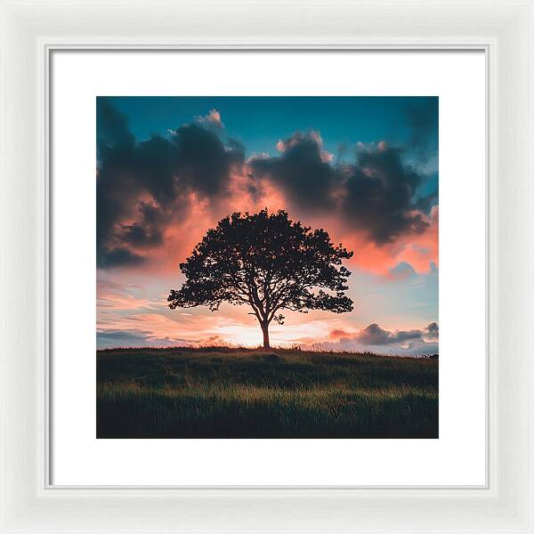 Anchored in the Breeze - Framed Print