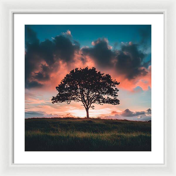 Anchored in the Breeze - Framed Print
