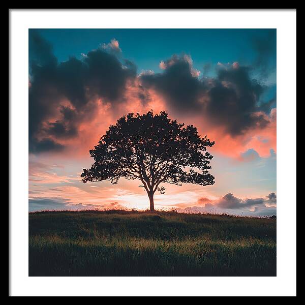 Anchored in the Breeze - Framed Print