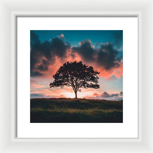 Anchored in the Breeze - Framed Print