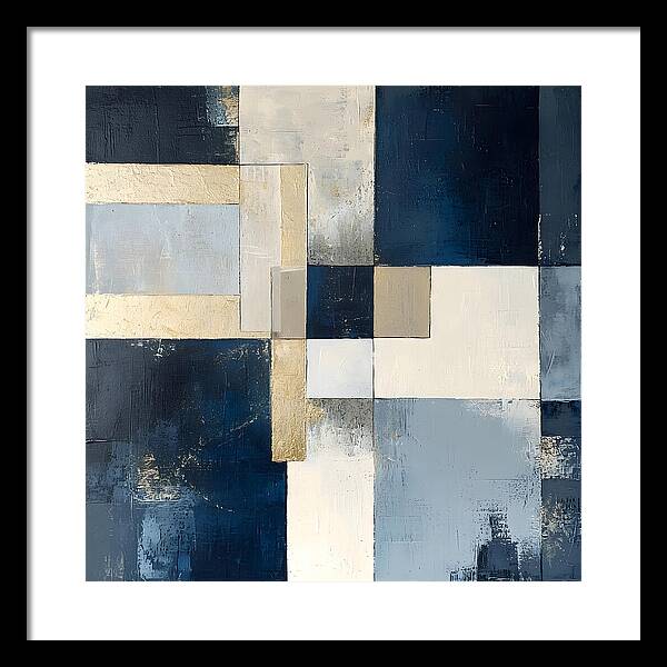 Architectural Blueprint - Framed Print