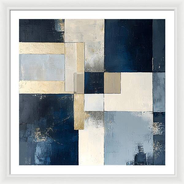 Architectural Blueprint - Framed Print