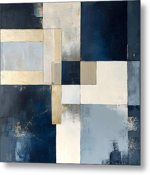 Architectural Blueprint - Metal Print