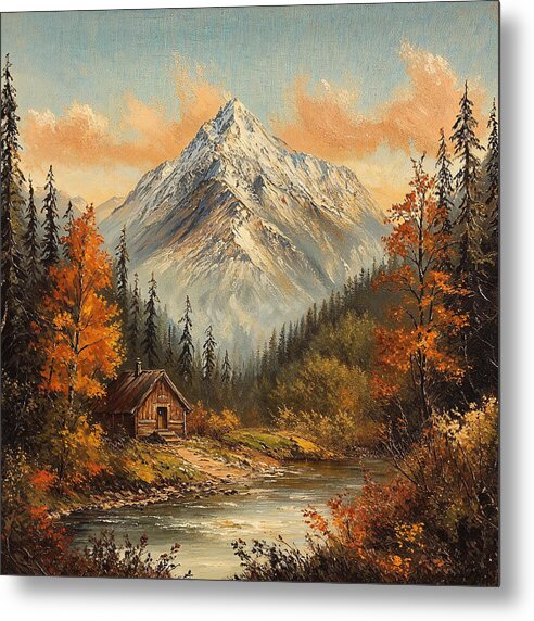 Autumn Refuge - Metal Print