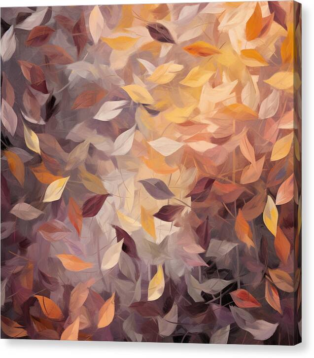 Autumn's Purple Overture - Canvas Print