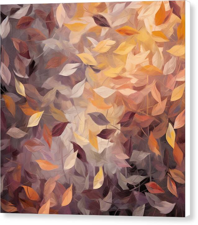 Autumn's Purple Overture - Canvas Print