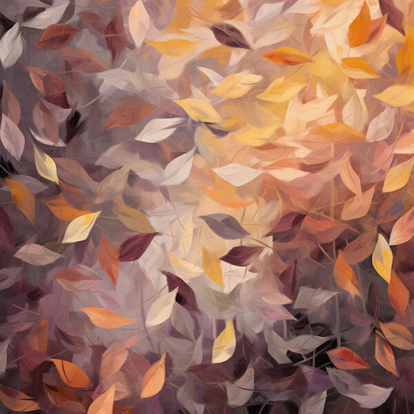 Autumn's Purple Overture - Art Print