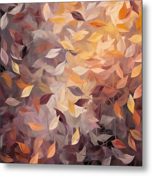 Autumn's Purple Overture - Metal Print