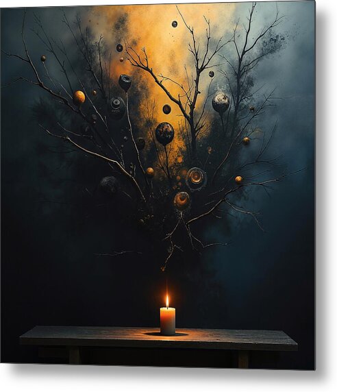 Awakening of Shadows - Metal Print