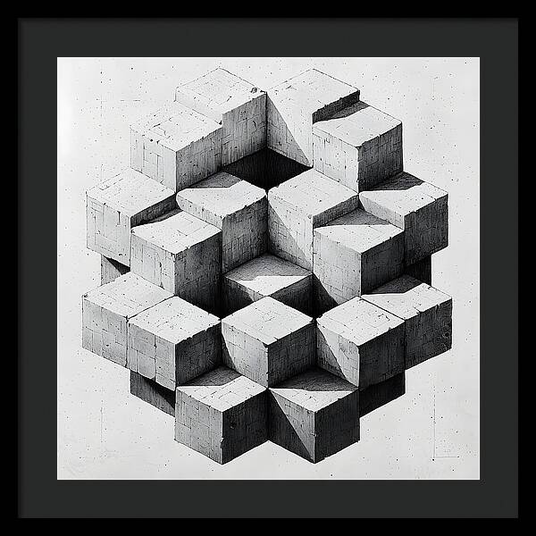 Balance in Opposition - Framed Print