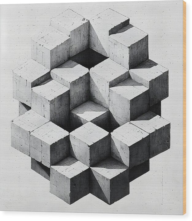 Balance in Opposition - Wood Print