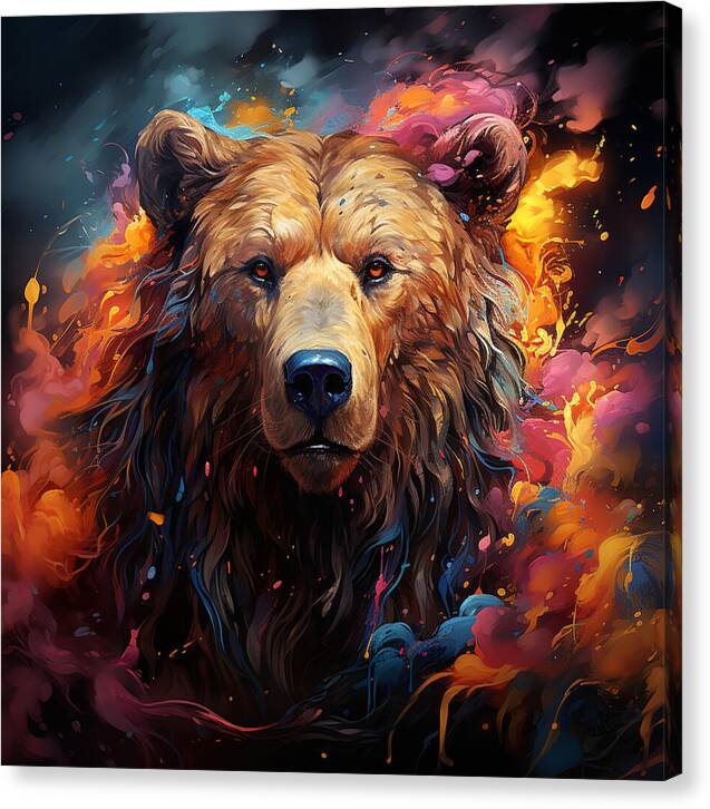 Bear Awakening - Canvas Print