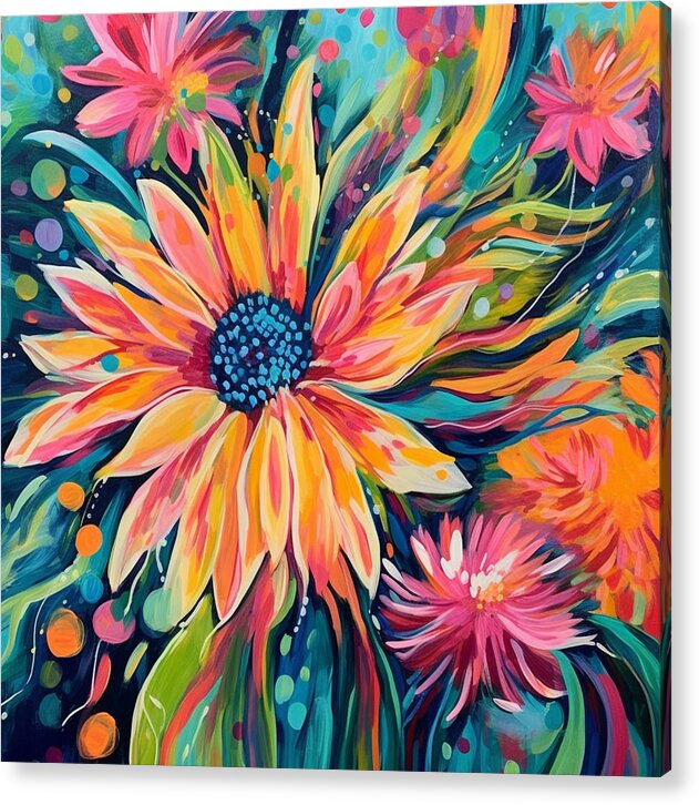 Blaze of Blooms - Acrylic Print