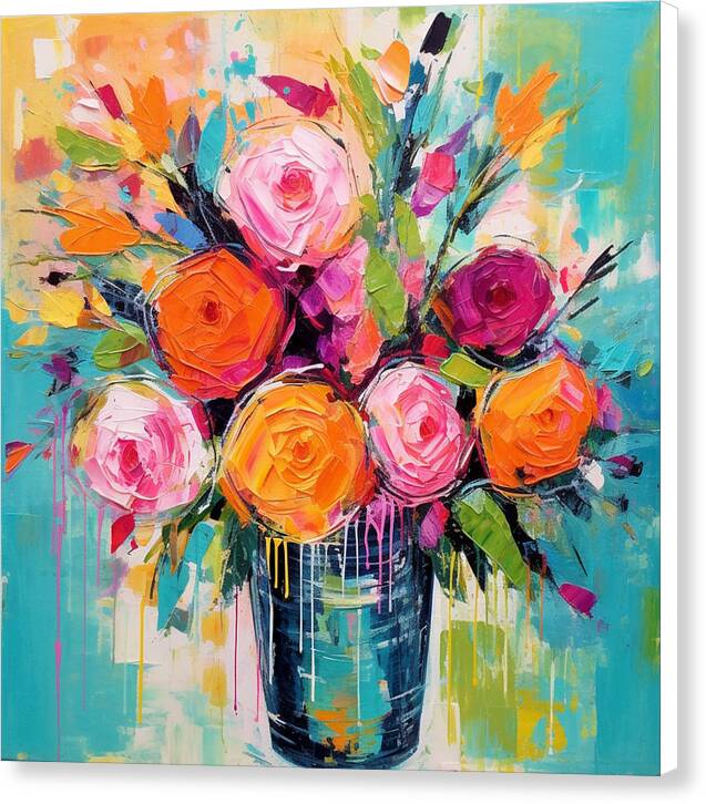 Blossom Burst - Canvas Print