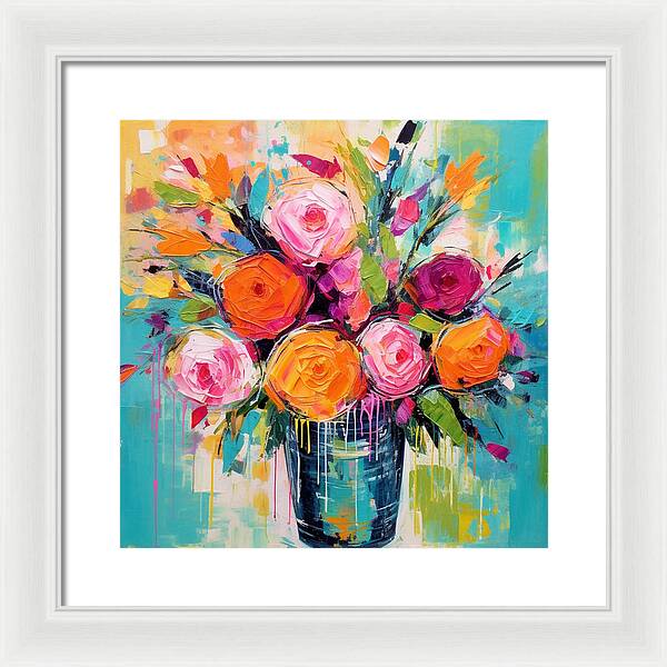 Blossom Burst - Framed Print