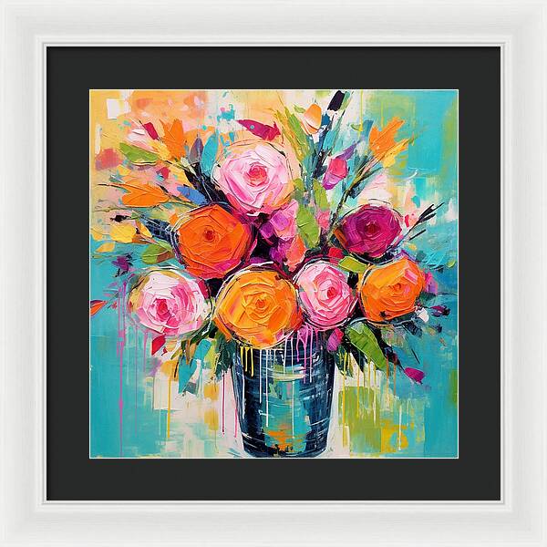 Blossom Burst - Framed Print