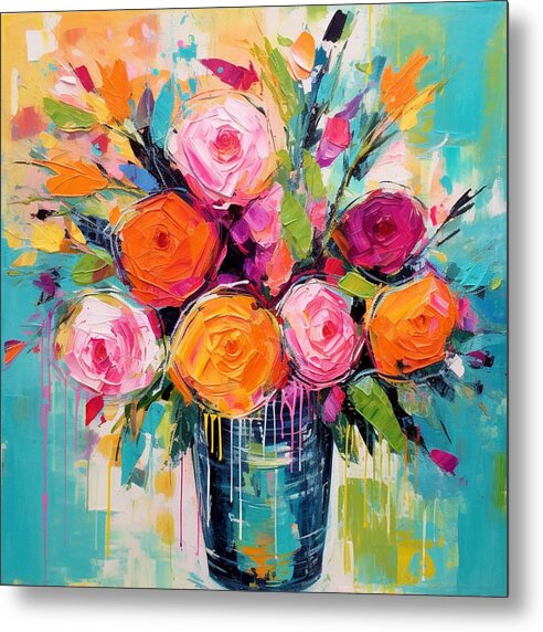 Blossom Burst - Metal Print