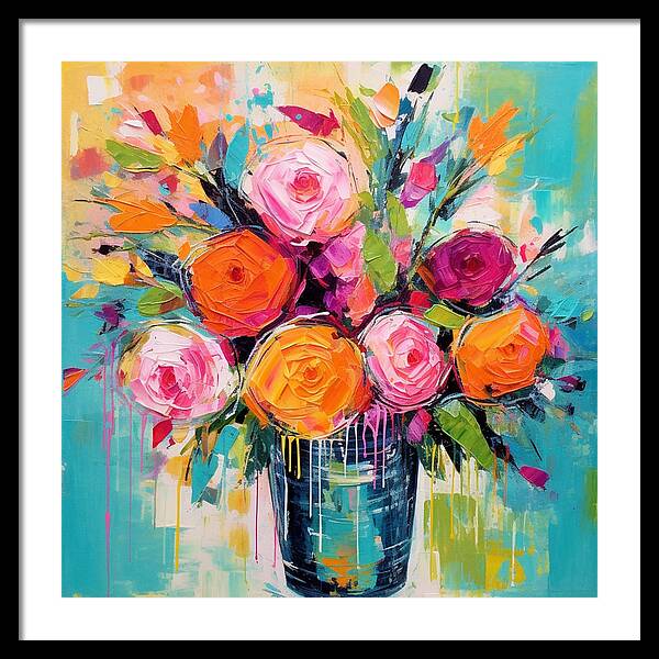 Blossom Burst - Framed Print