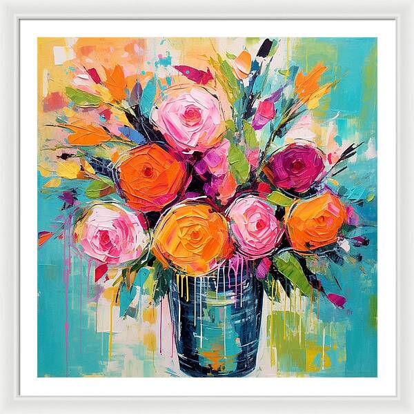 Blossom Burst - Framed Print