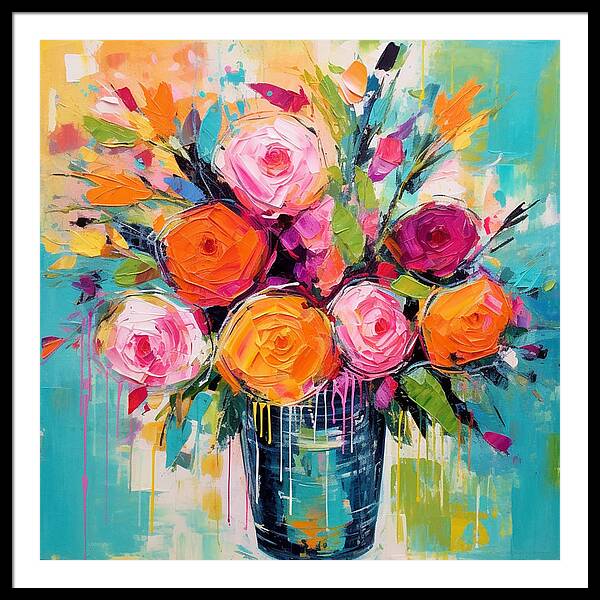 Blossom Burst - Framed Print