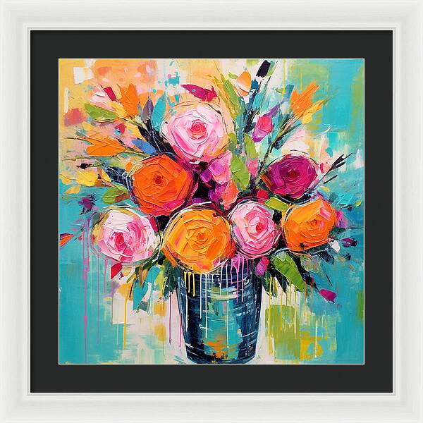 Blossom Burst - Framed Print