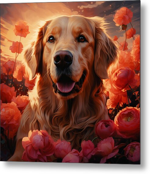 Blossom Companion - Metal Print