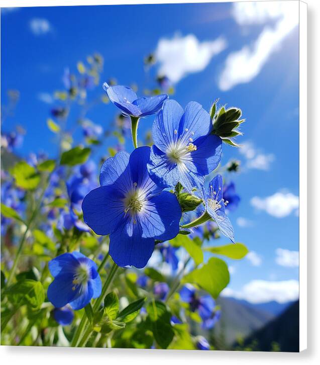 Blue Beauty - Canvas Print