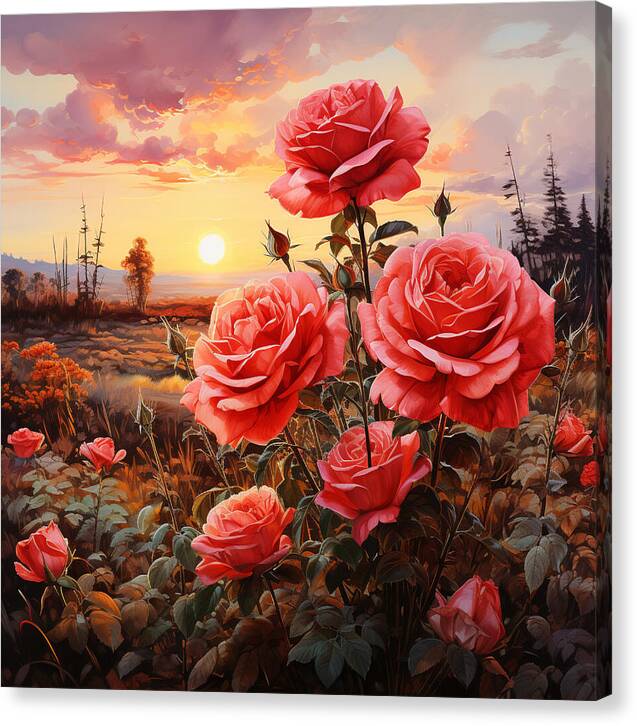 Blush at Sundown - Canvas Print