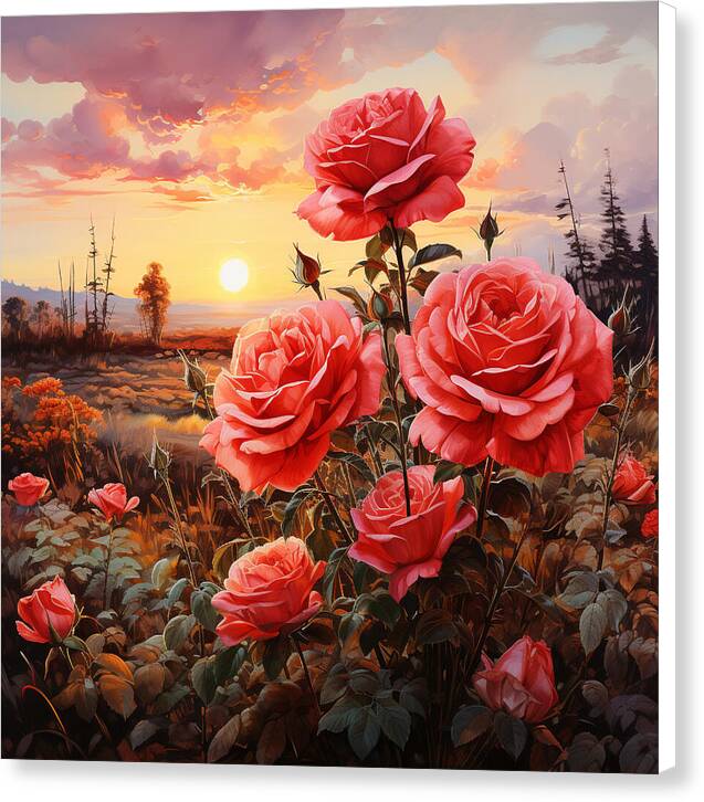 Blush at Sundown - Canvas Print