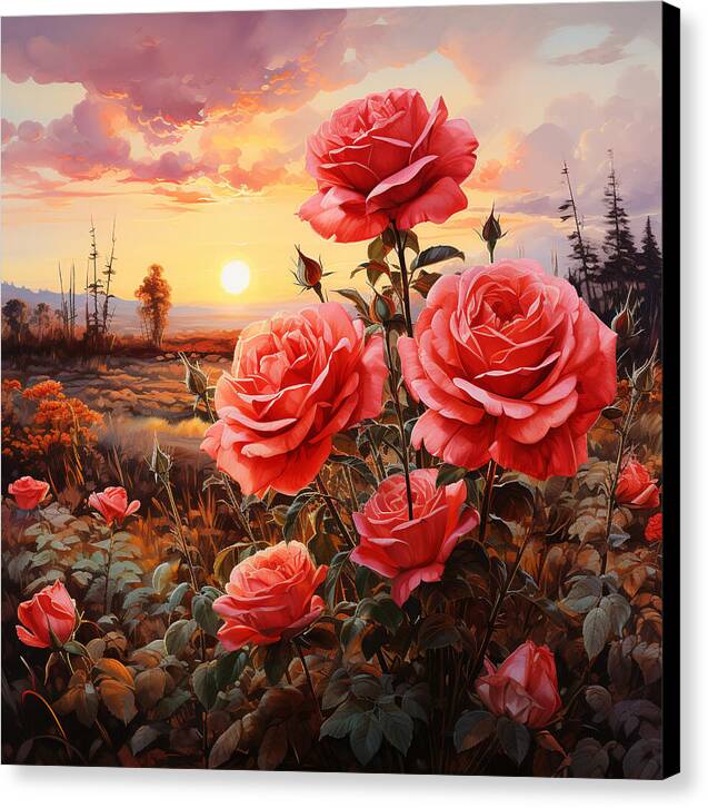 Blush at Sundown - Canvas Print