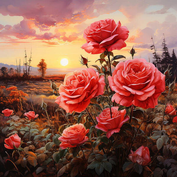 Blush at Sundown - Art Print