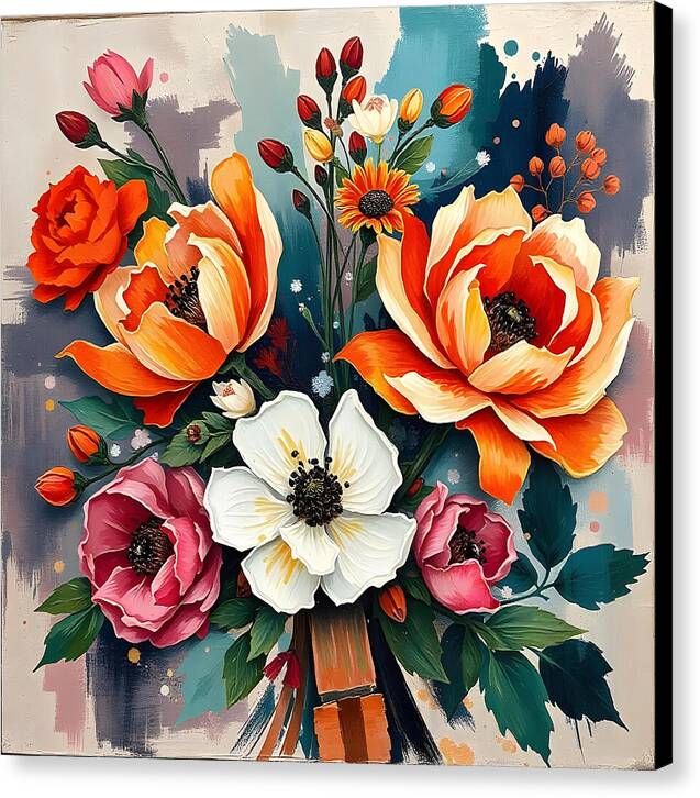 Botanical Harmony - Canvas Print