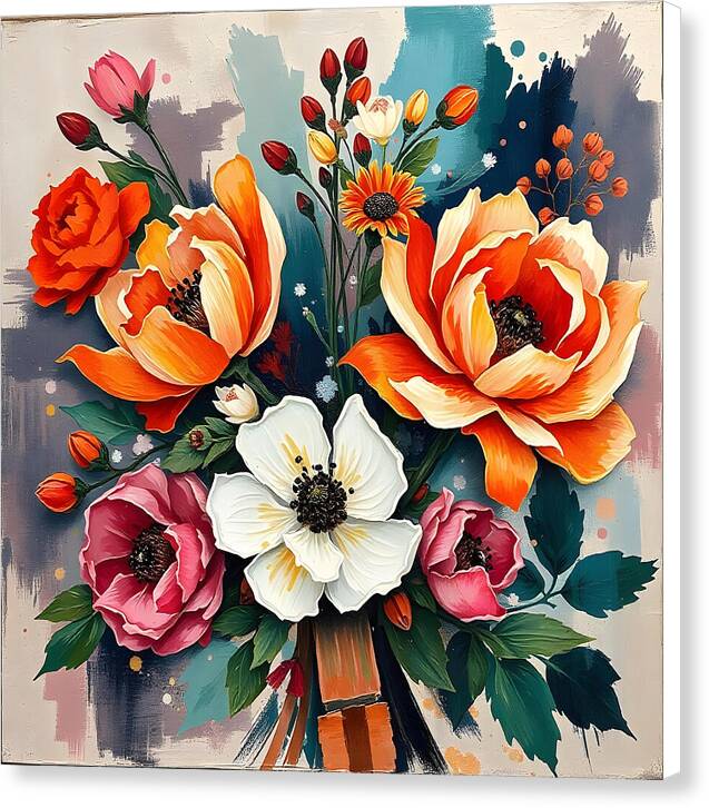 Botanical Harmony - Canvas Print