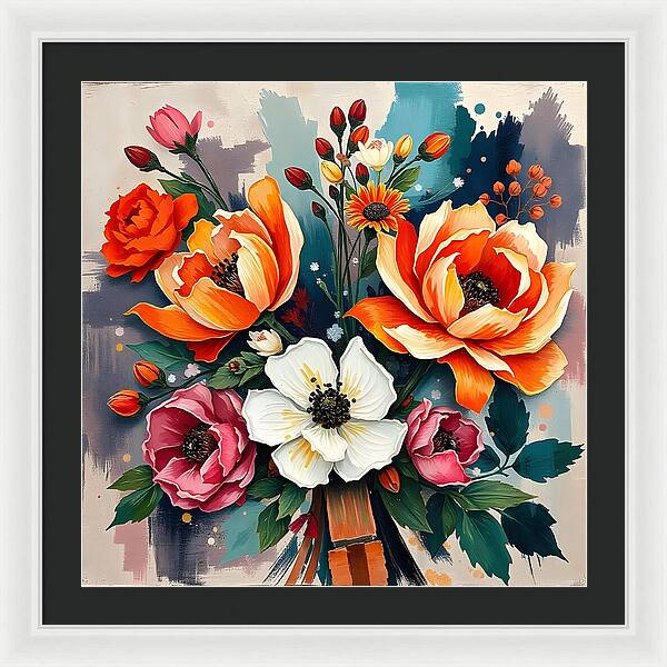 Botanical Harmony - Framed Print