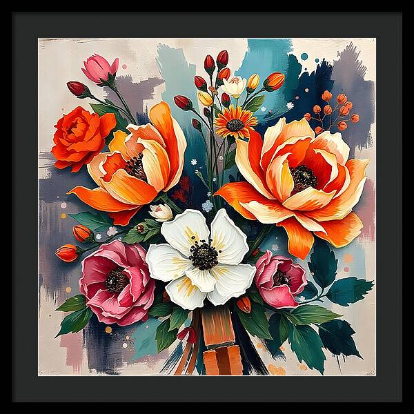 Botanical Harmony - Framed Print
