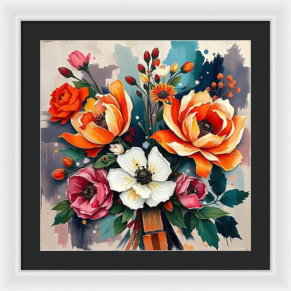 Botanical Harmony - Framed Print