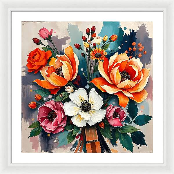 Botanical Harmony - Framed Print