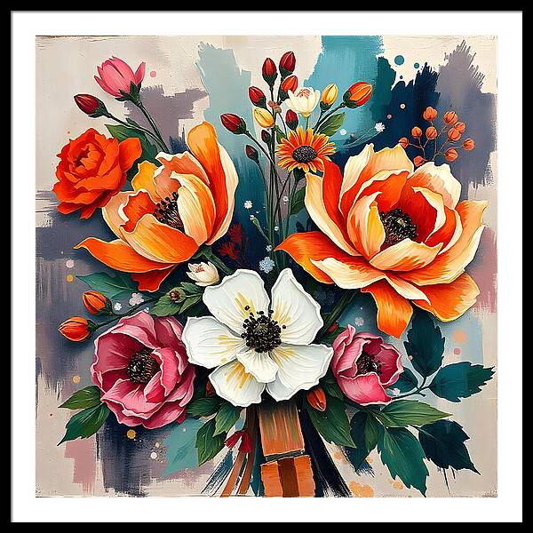 Botanical Harmony - Framed Print