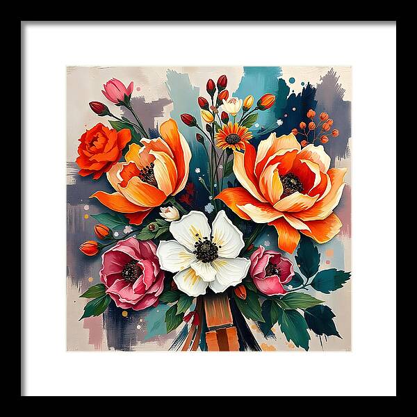 Botanical Harmony - Framed Print
