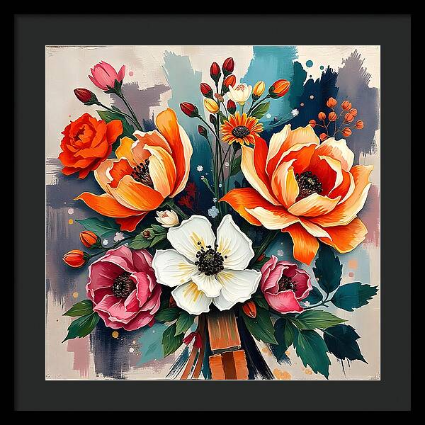 Botanical Harmony - Framed Print