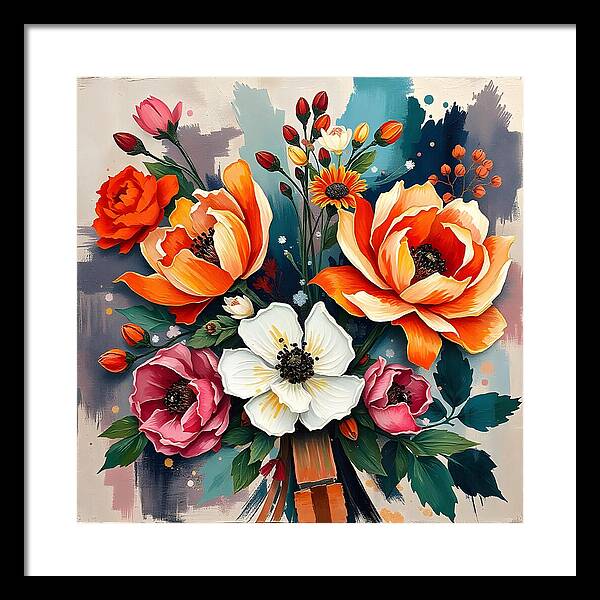 Botanical Harmony - Framed Print