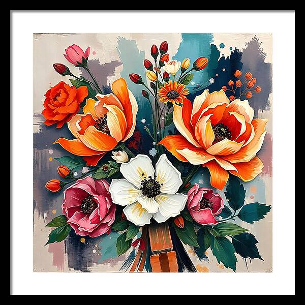 Botanical Harmony - Framed Print